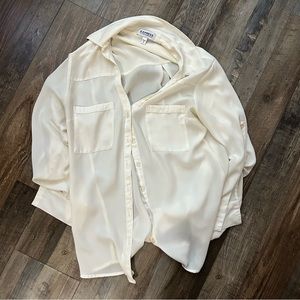 White Slim Portofino Shirt